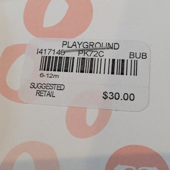 Roxy teenie wahine Beanie hat from ROXY. Baby sz 6-12 m, pink striped NWT - Picture 10 of 10